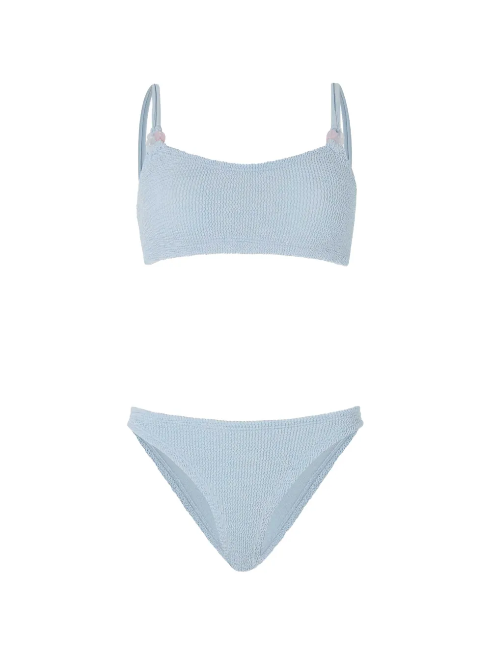 Hunza G Bikini Cassie con perline - Blu
