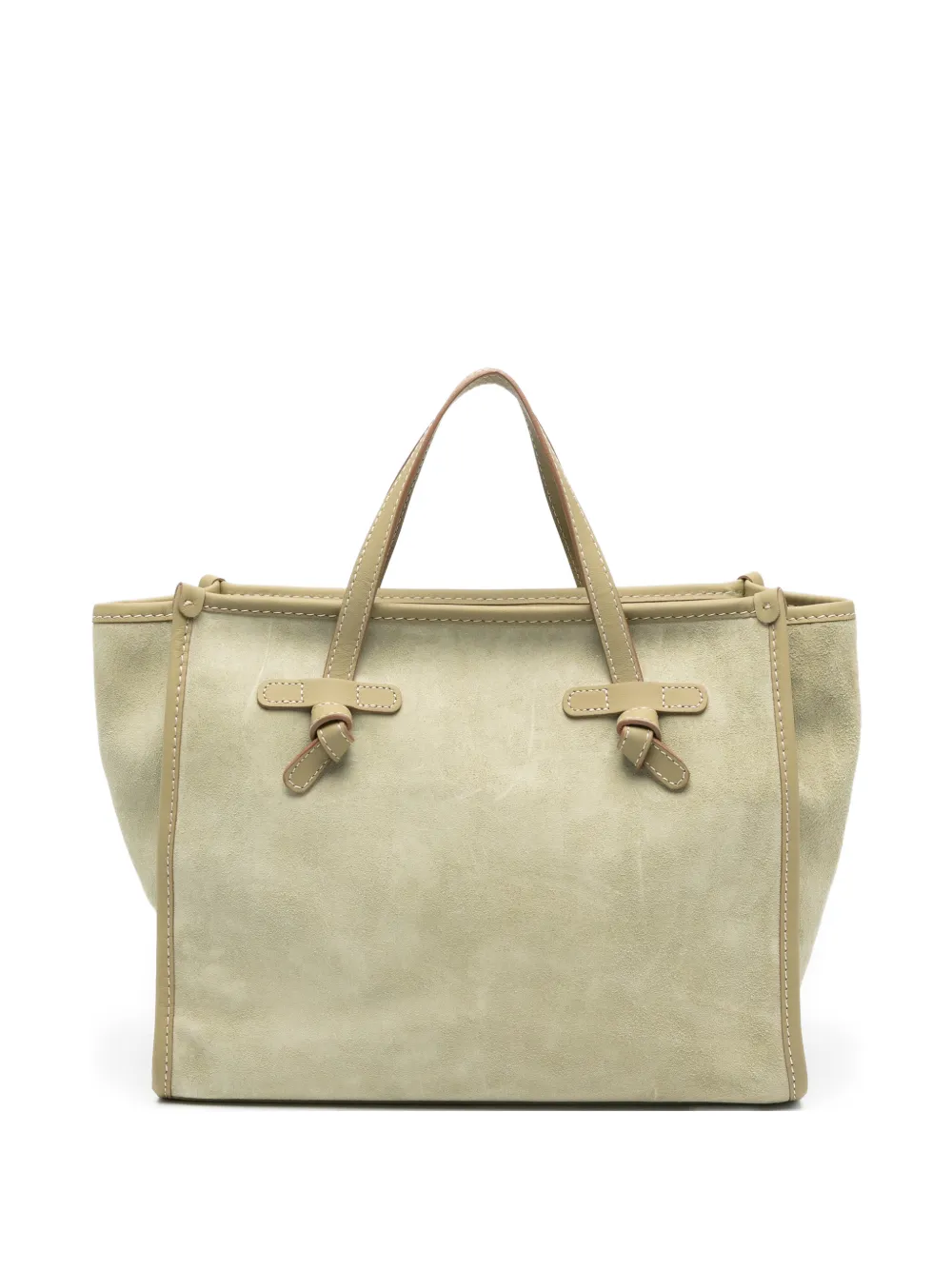 GIANNI CHIARINI Borsa tote Marcella in pelle scamosciata - Verde