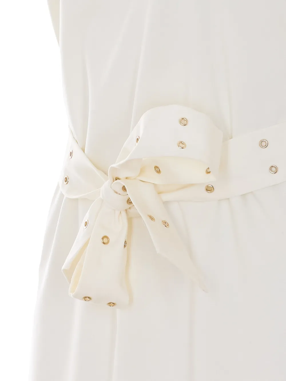 LIU JO Midi-jurk met logo-applicatie Beige