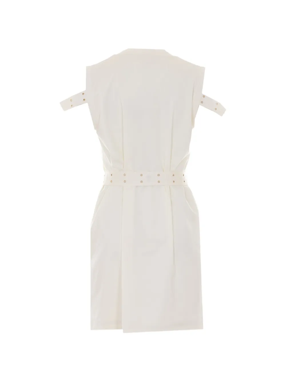LIU JO Midi-jurk met logo-applicatie Beige