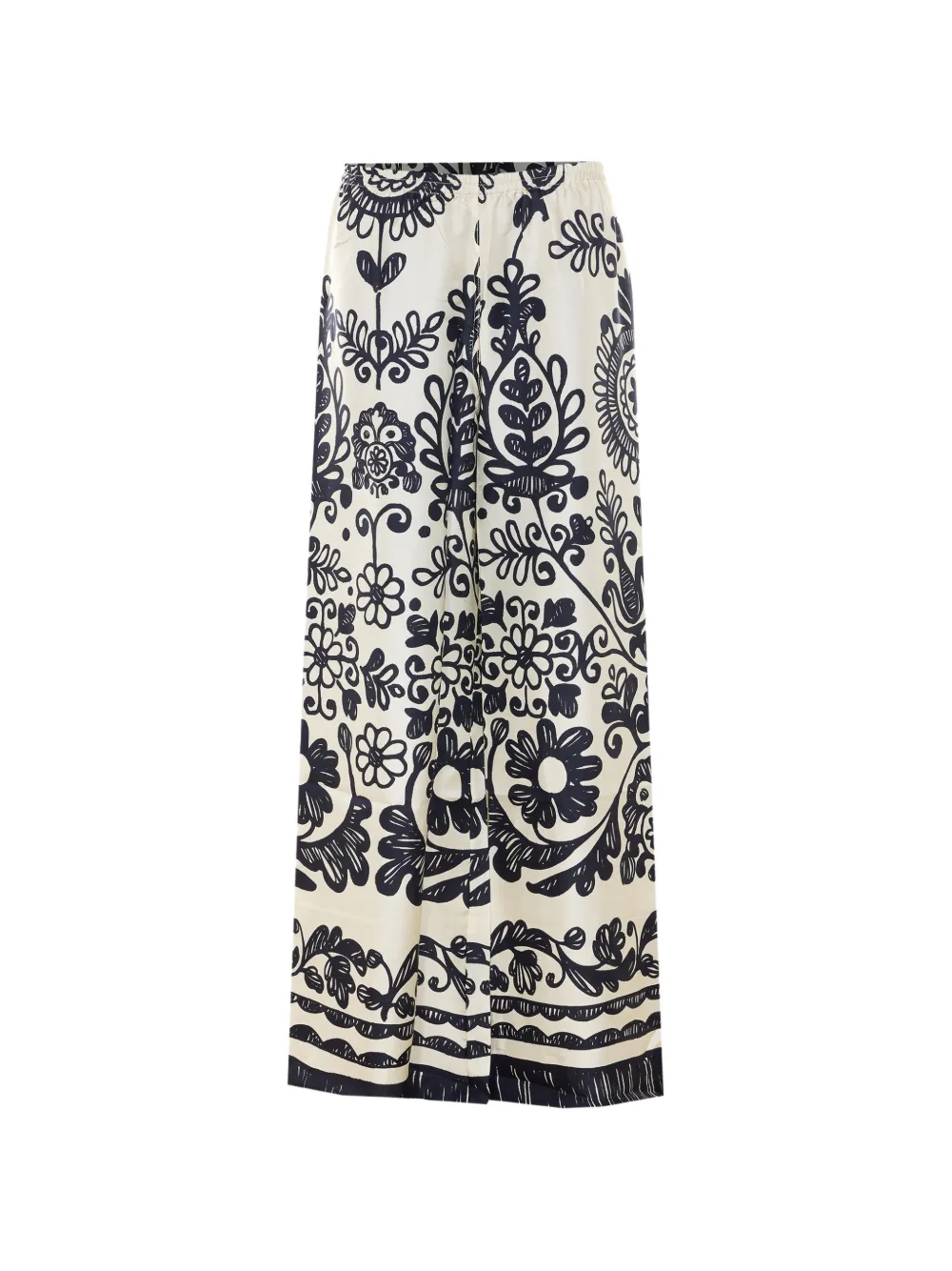 Maurizio Pecoraro floral-print trousers - Blu