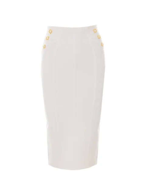 Elisabetta Franchi buckle-embellishment midi skirt