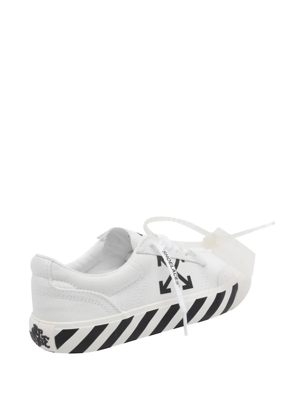 Off-White Vulcanized logo-print sneakers Wit