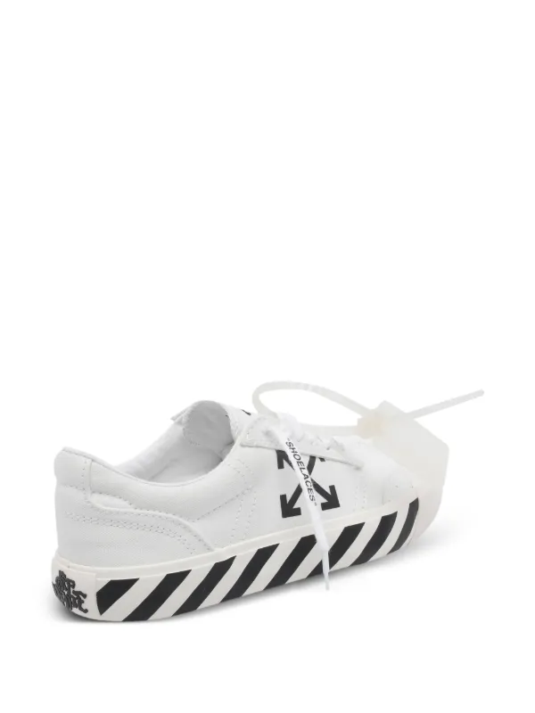 Off-White Vulcanized logo-print Sneakers | White | FARFETCH