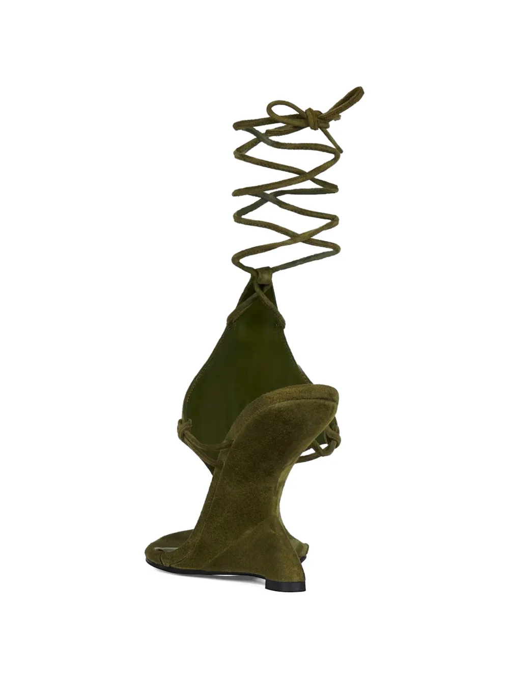 Jeffrey Campbell Pachouli lace-up sandals Groen