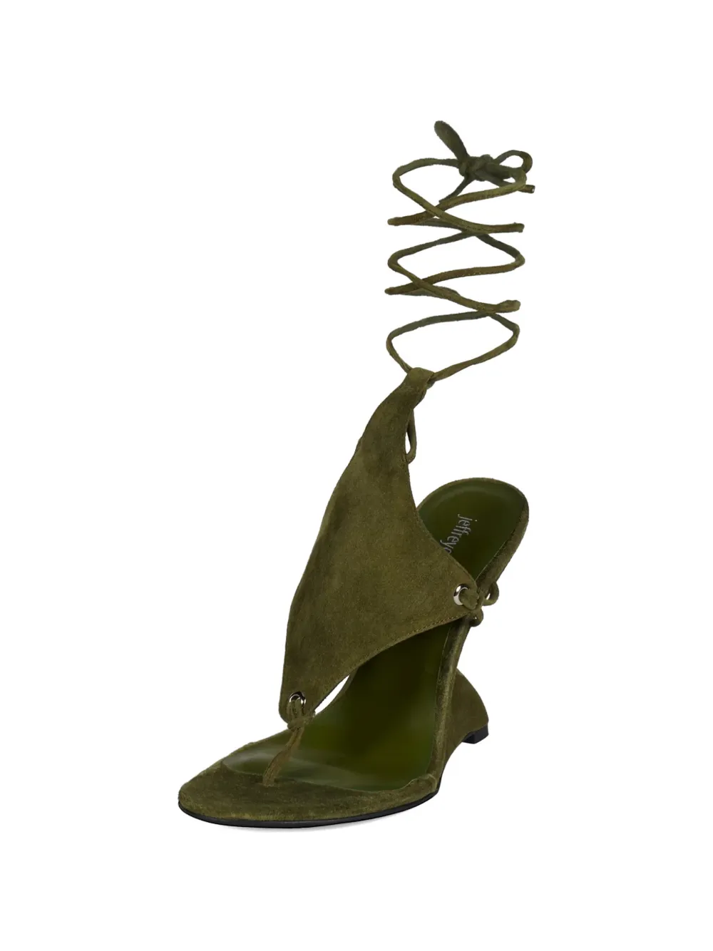 Jeffrey Campbell Pachouli lace-up sandals Groen