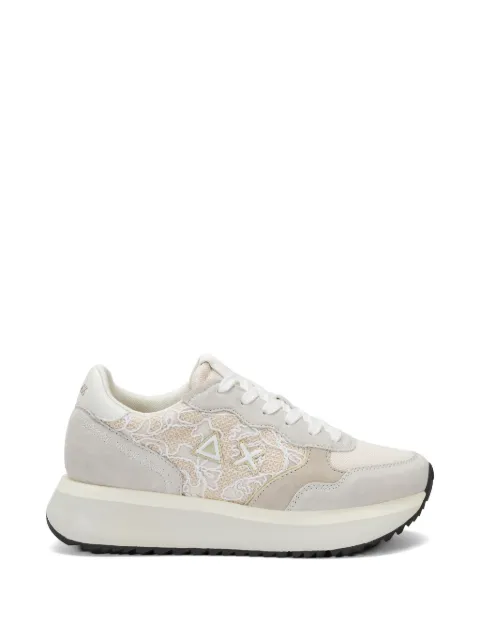 Sun68 Big Ally Flower  lace-appliqué sneakers