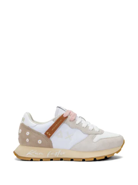 Sun68 Ally floral-embroidered sneakers