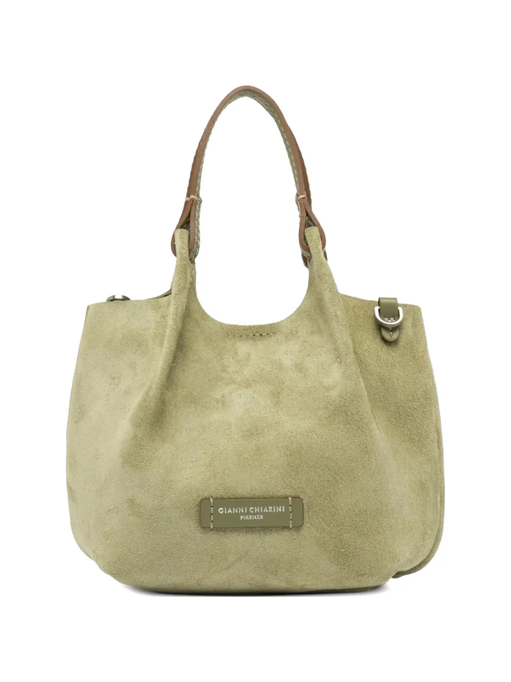 GIANNI CHIARINI Dua leather shoulder bag - Verde