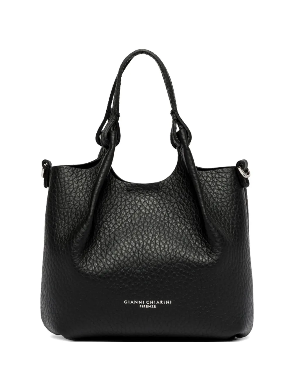 GIANNI CHIARINI Dua leather shoulder bag - Nero