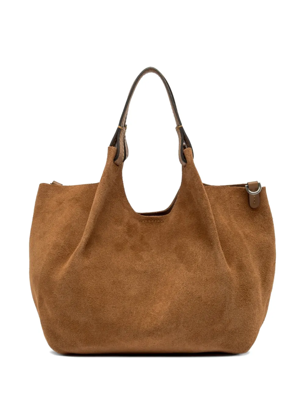 GIANNI CHIARINI Dua suède leren schoudertas Beige