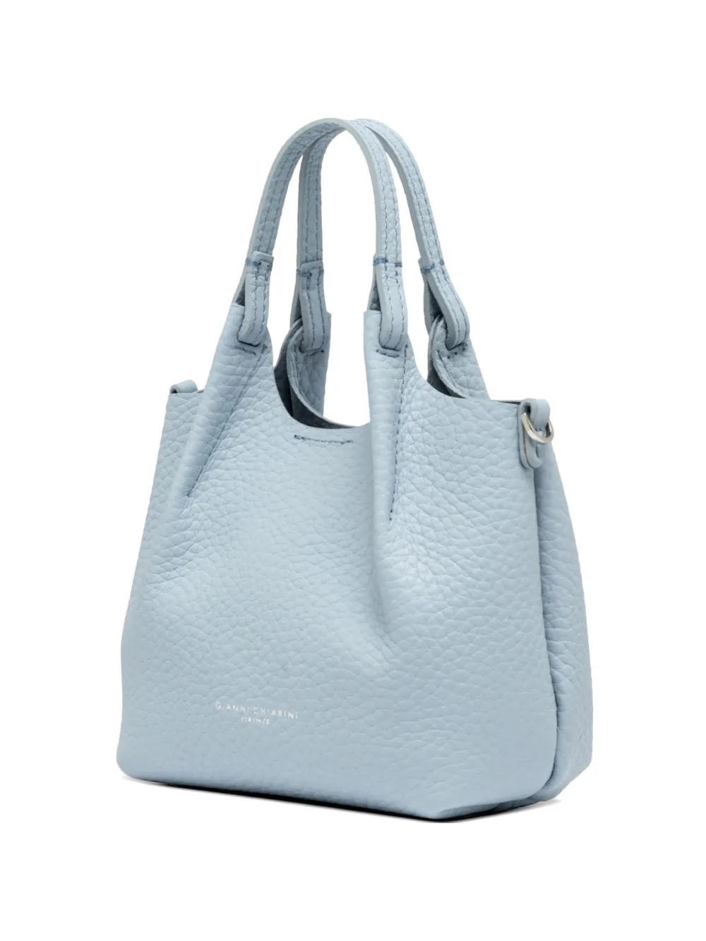 GIANNI CHIARINI Dua leather shoulder bag - Blue