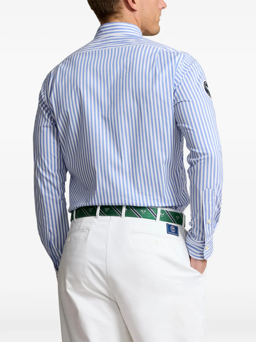 Polo Ralph Lauren Wimbledon gestreept shirt Blauw
