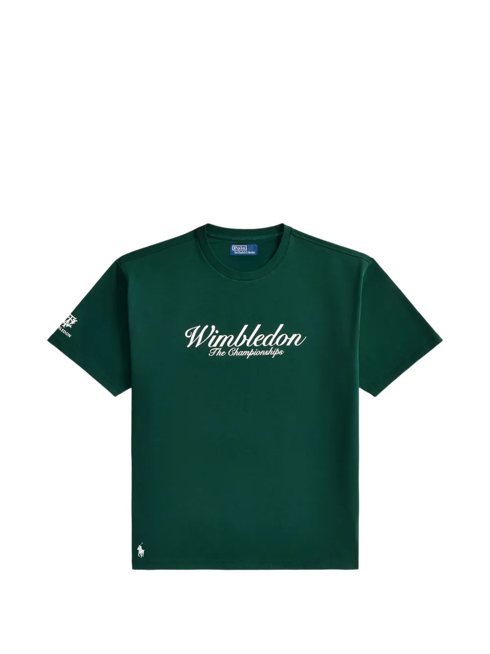 Polo Ralph Lauren x Wimbledon 2026 T-Shirt mit grafischem Print - Grün