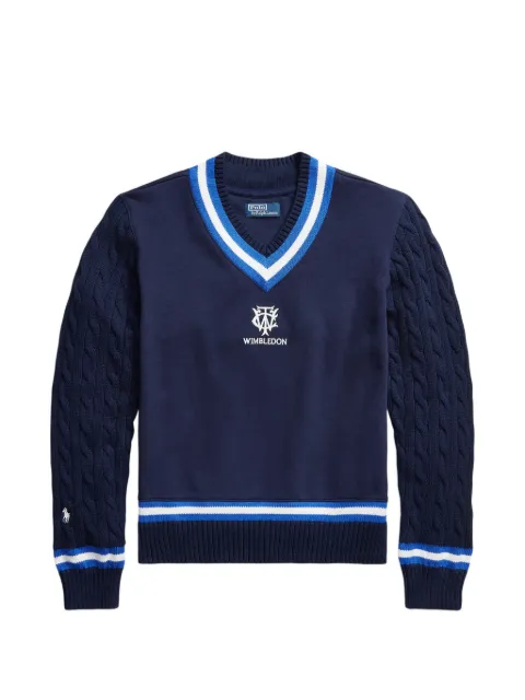 Polo Ralph Lauren Wimbledon cable-knit sweater