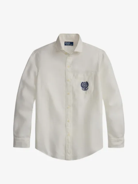 Polo Ralph Lauren x Wimbledon 2026 embroidered classic fit linen shirt