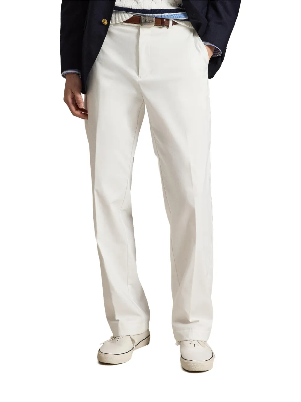 Polo Ralph Lauren Wimbledon twill broek Wit