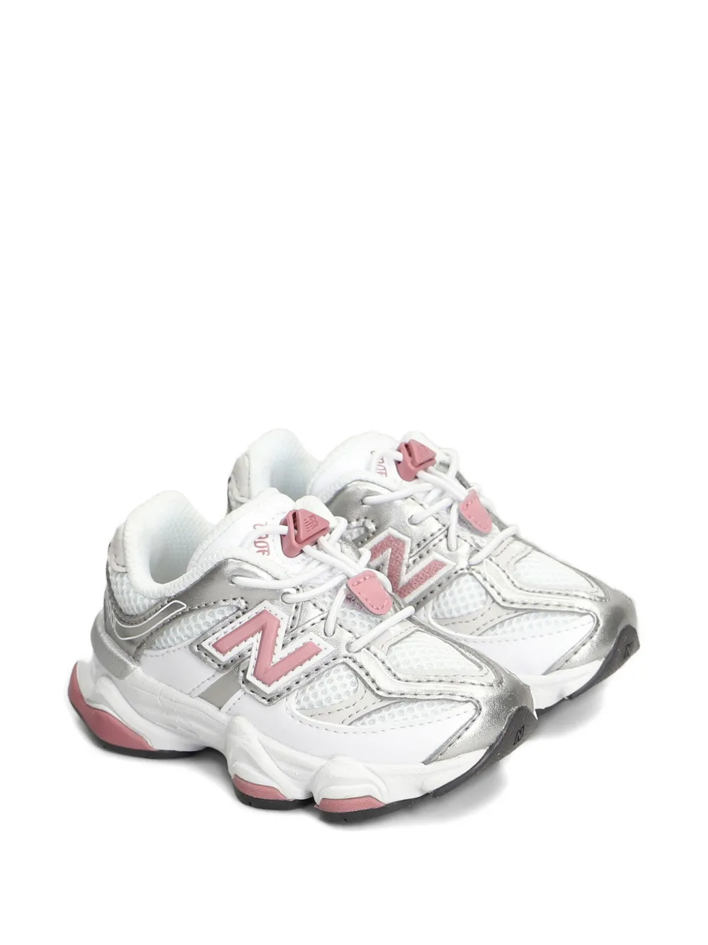 New Balance Kids 9060 Bungee lace-up sneakers Wit