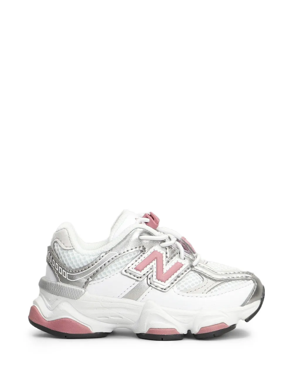 New Balance Kids 9060 Bungee lace-up sneakers - Bianco