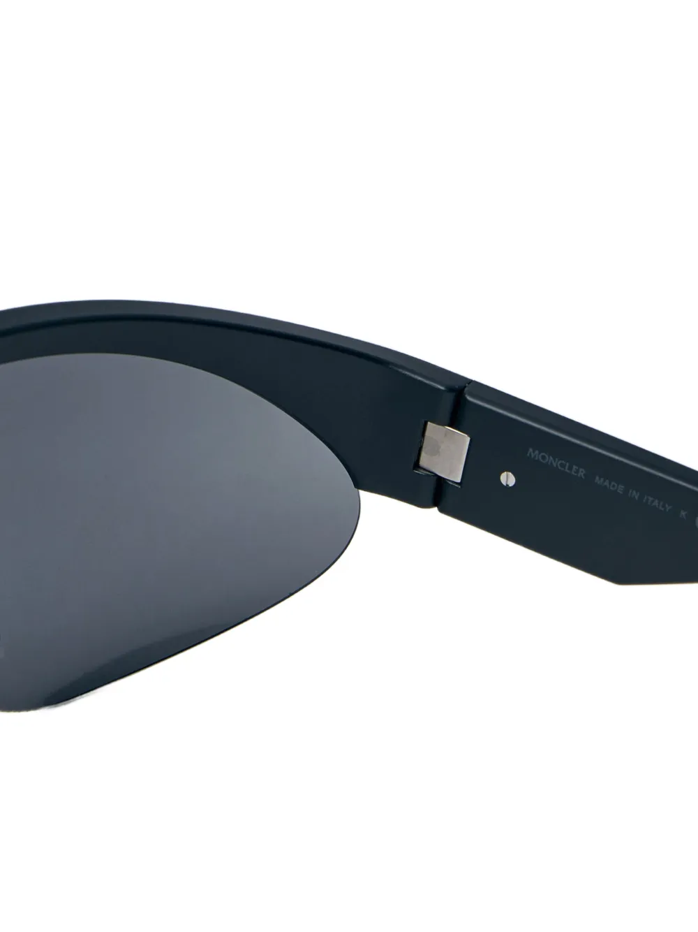 Moncler Eyewear Visor zonnebril Zwart