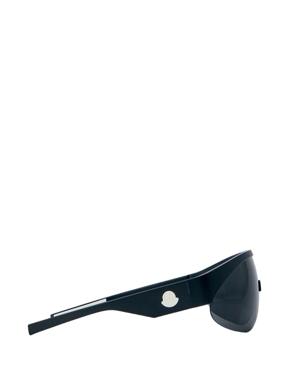 Moncler Eyewear Visor zonnebril Zwart