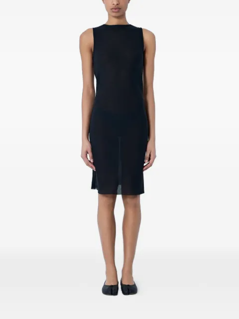Rier sleeveless midi wool dress