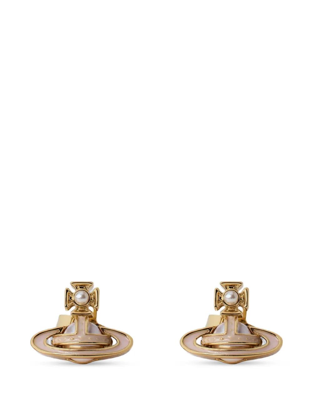 Vivienne Westwood orb-pearl earrings - Gold