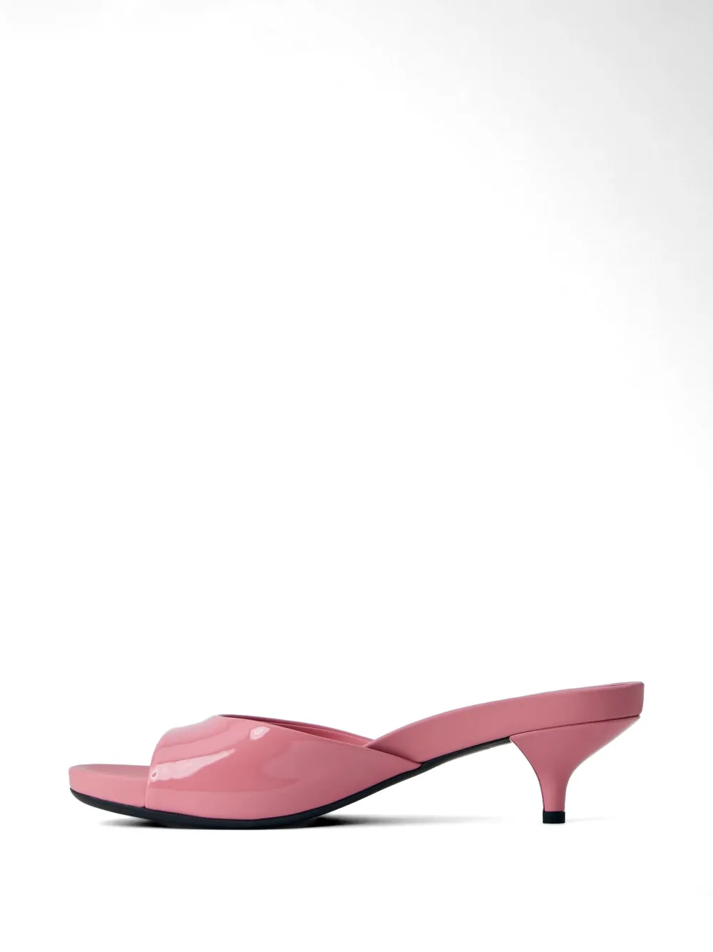 Prada Leren sandalen met open neus Roze