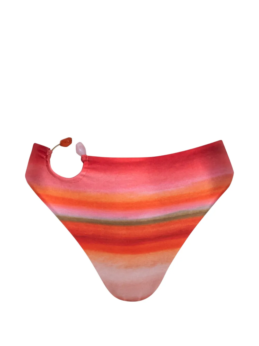 Baobab Slip bikini Itala con decorazione - Rosso