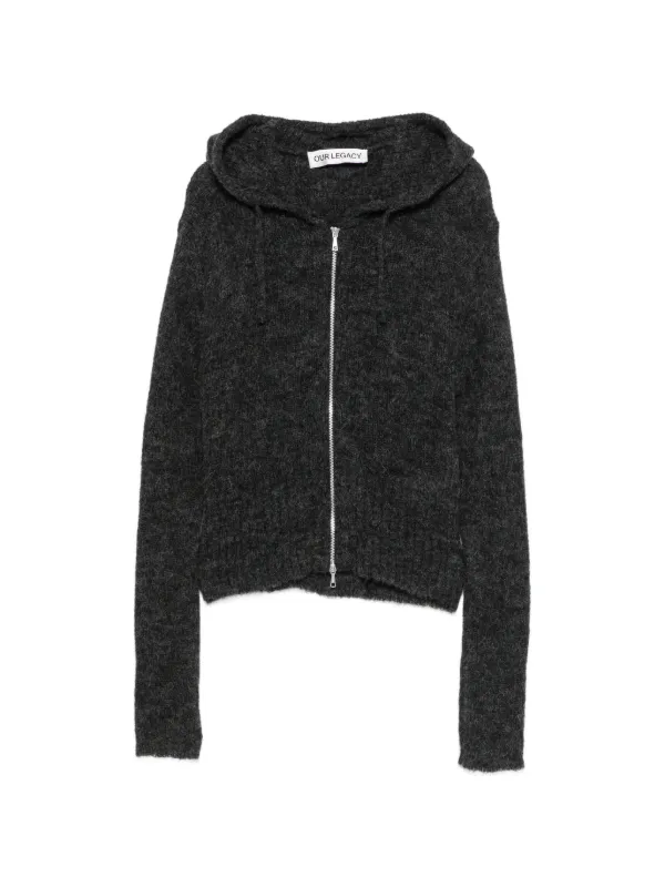 OUR LEGACY Compact Hood Hoodie in Neutrals