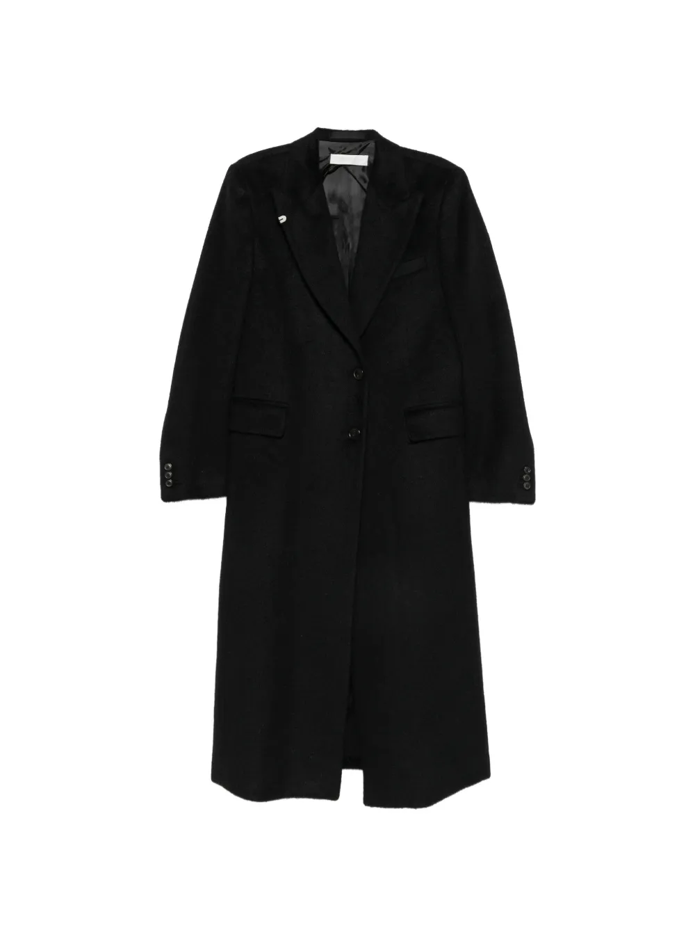 OUR LEGACY Manta peak-lapel coat - Schwarz