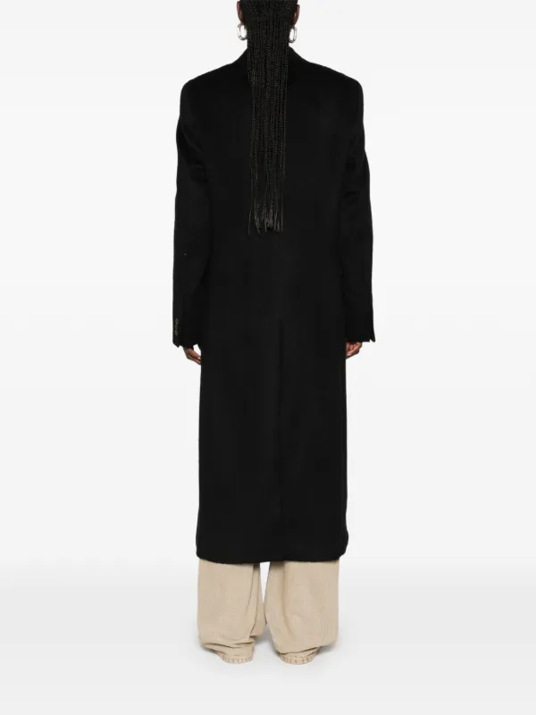 OUR LEGACY Manta Coat | Black | FARFETCH CA