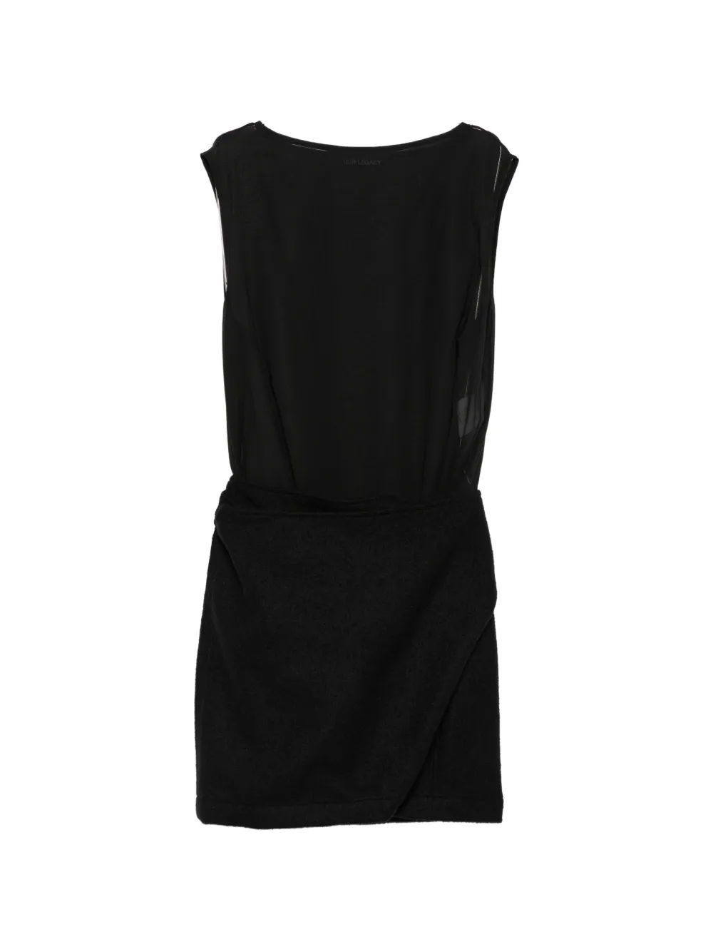 OUR LEGACY sleeveless mini dress - Nero