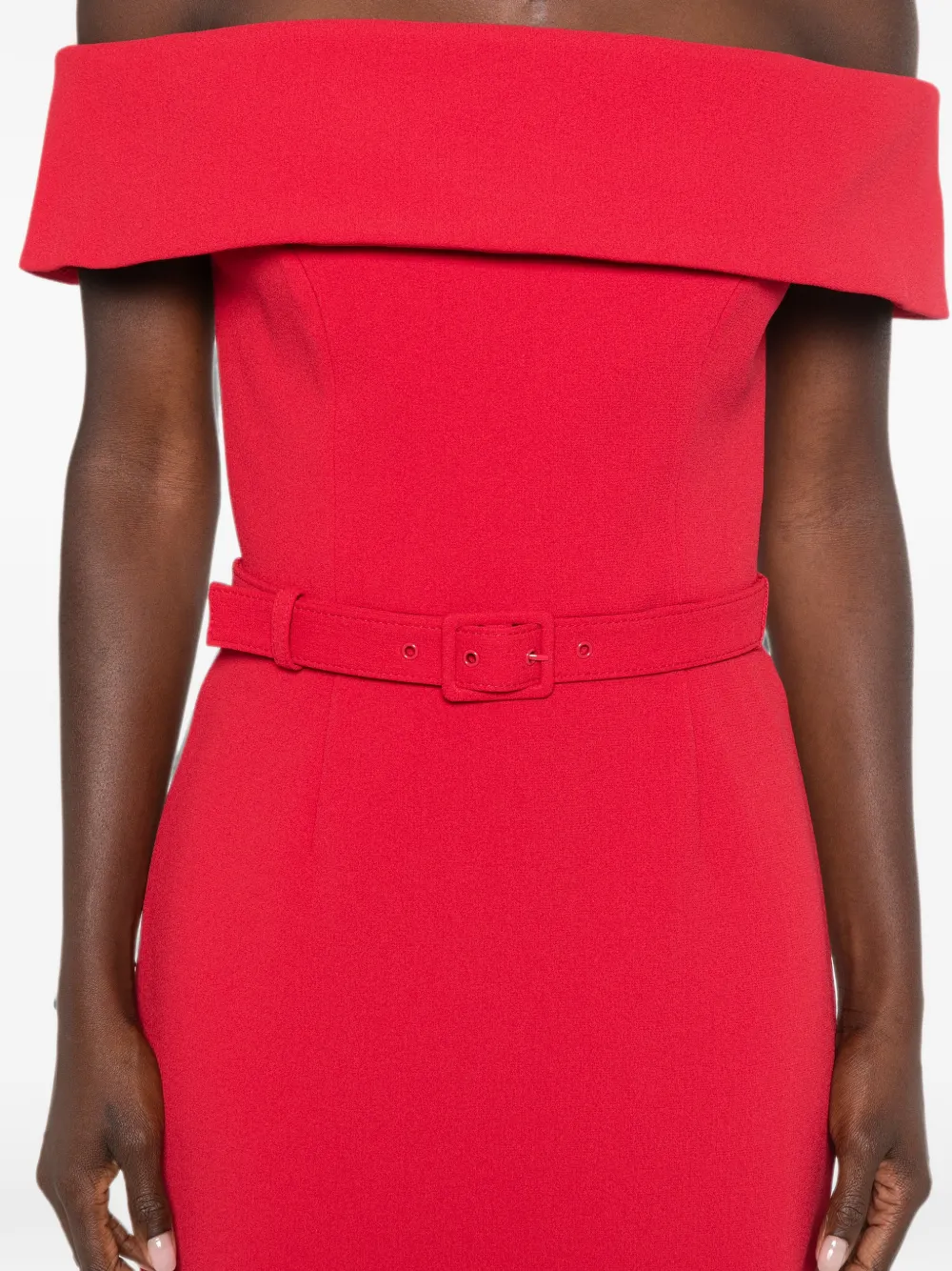 Rebecca Vallance Precious midi-jurk Rood