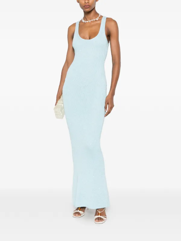 Asta Resort Ana sequin-embellished Maxi Dress | Blue | FARFETCH Asta Resort Ana sequin-embellished Maxi Dress | Blue | FARFETCH