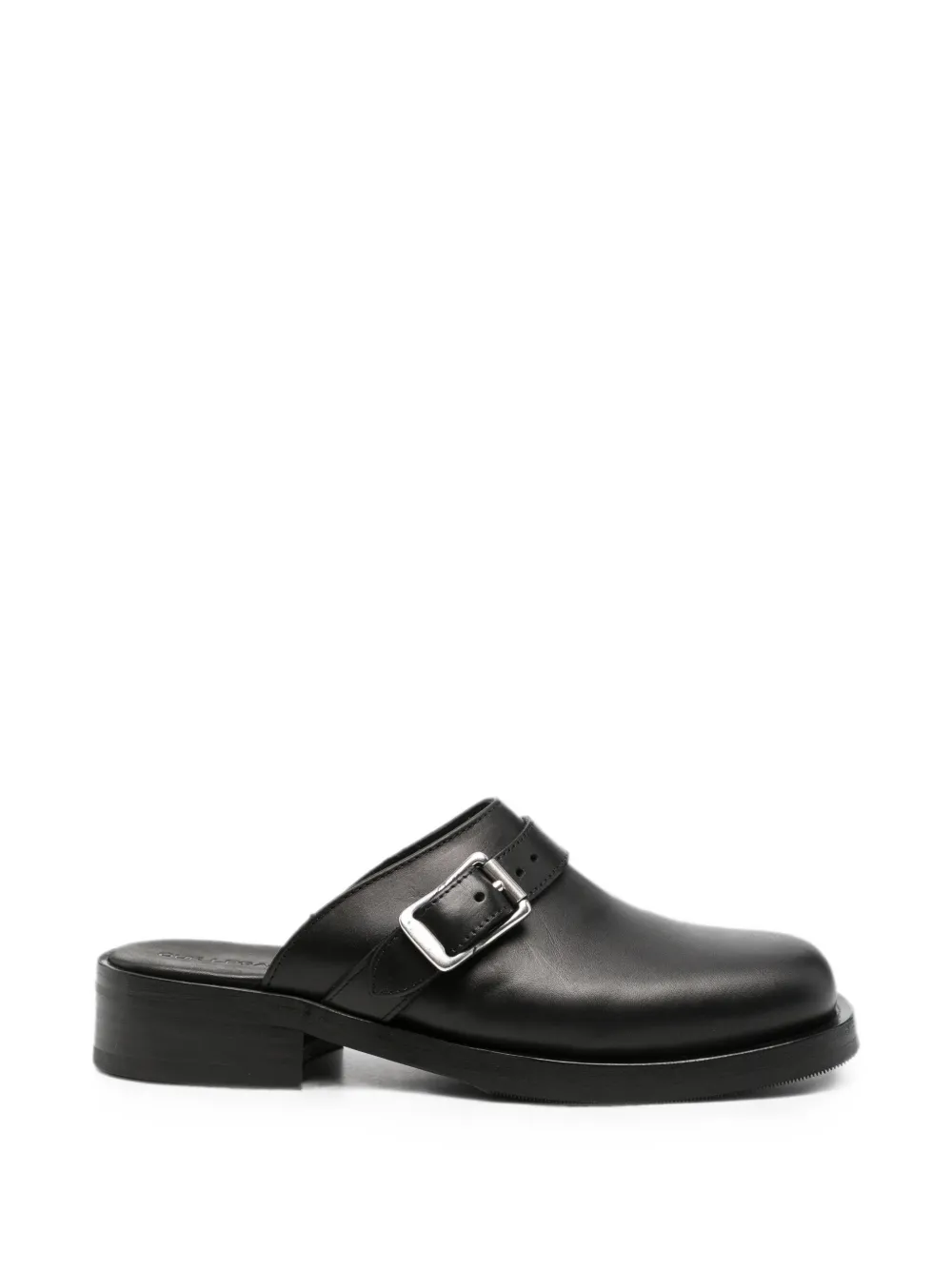 OUR LEGACY Camion buckle-strap mules - Schwarz