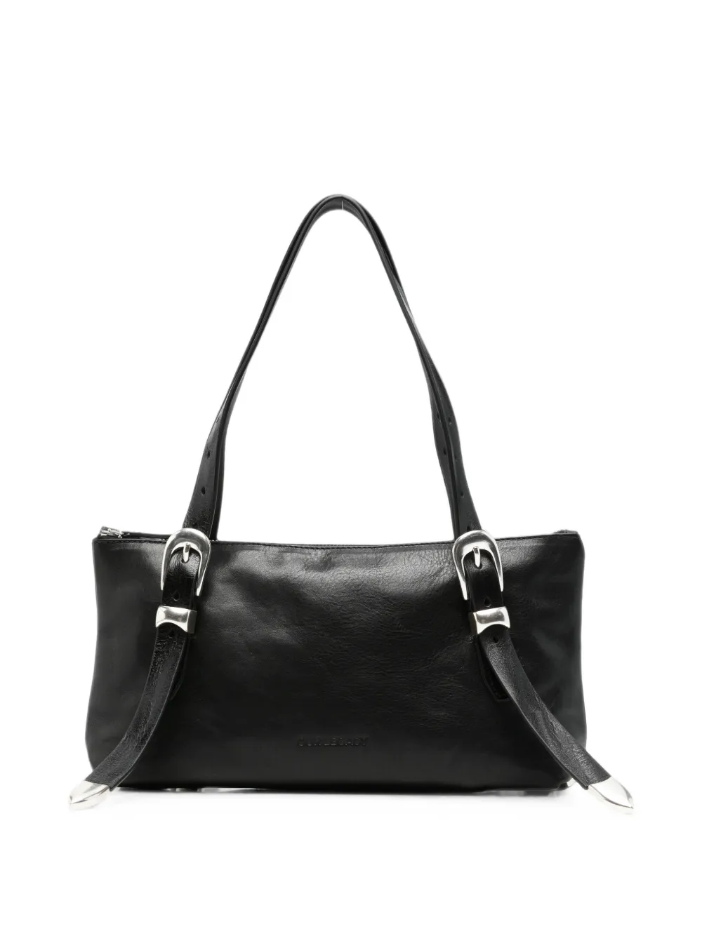 OUR LEGACY Forever buckle-detail shoulder bag - Nero