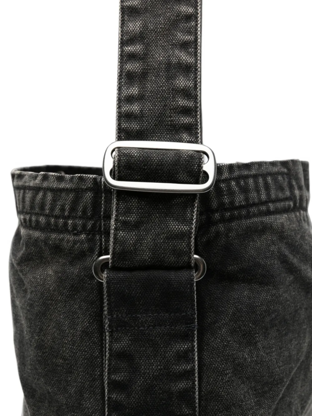 OUR LEGACY Sling garment-dyed shoulder bag Zwart