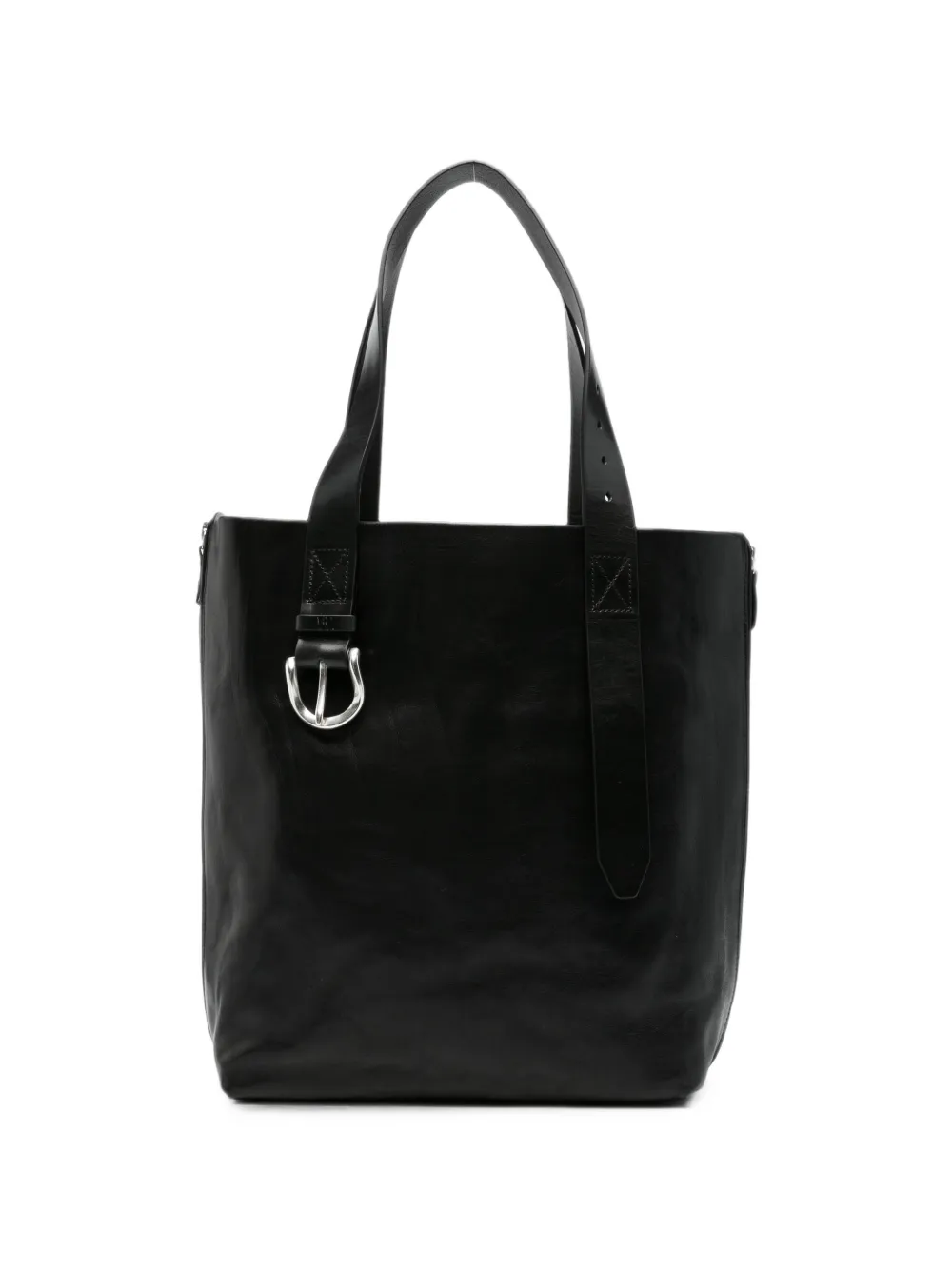 OUR LEGACY Throttle leather tote bag - Nero