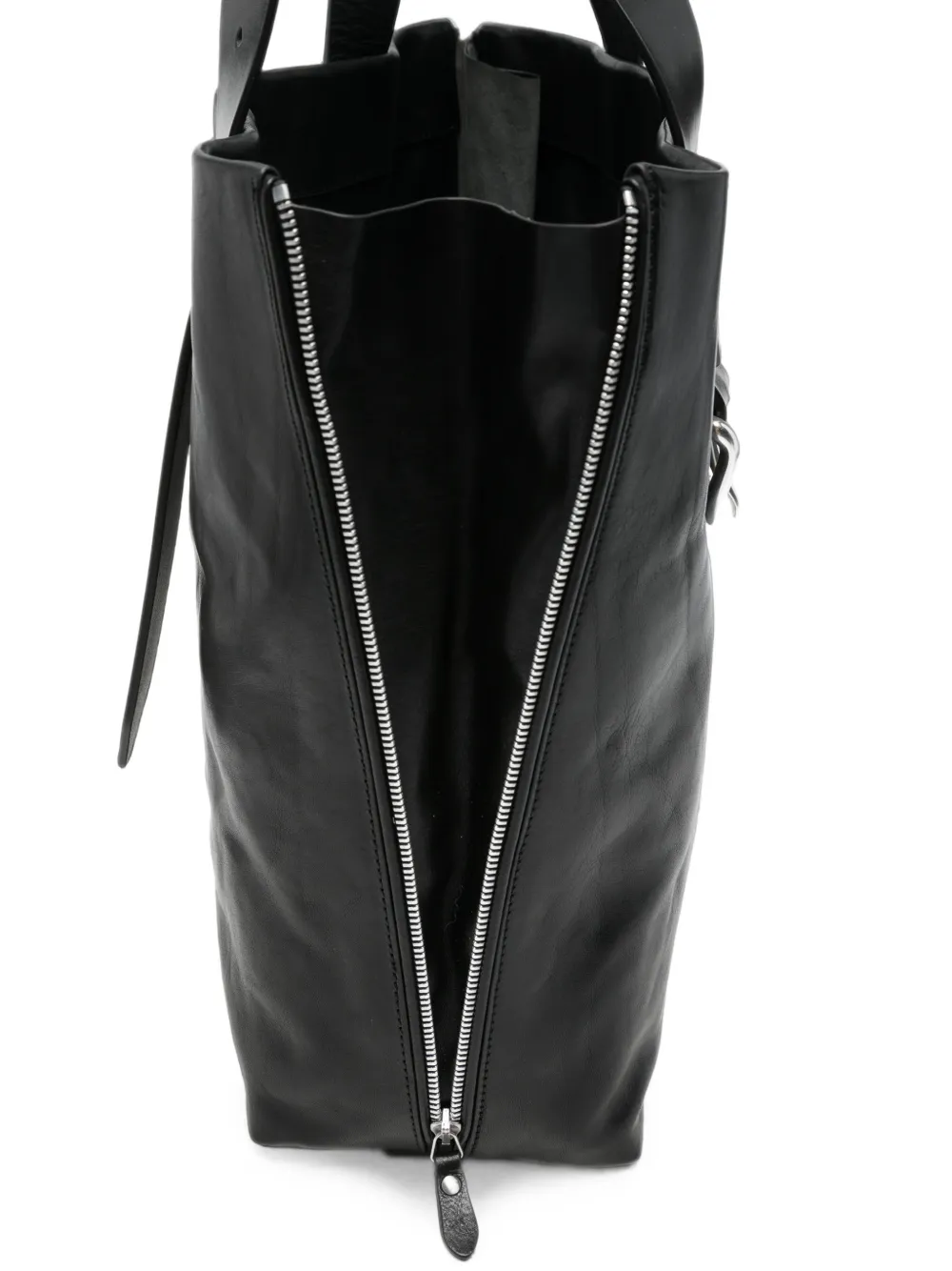 OUR LEGACY Throttle leren shopper Zwart