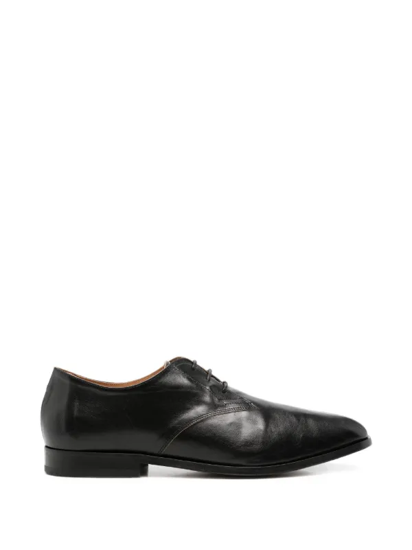 OUR LEGACY Collapsing Consultant Leather Derby Shoes | Black