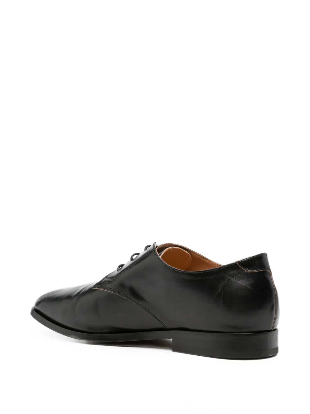 OUR LEGACY Collapsing Consultant leather derby shoes Zwart
