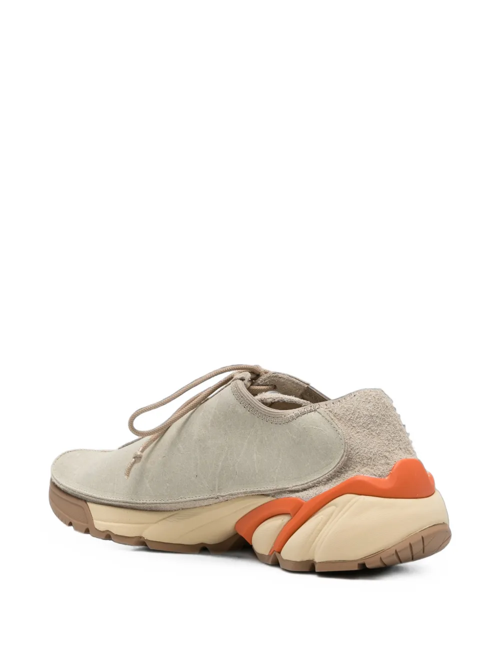 OUR LEGACY Klove waxed cowhide sneakers Beige