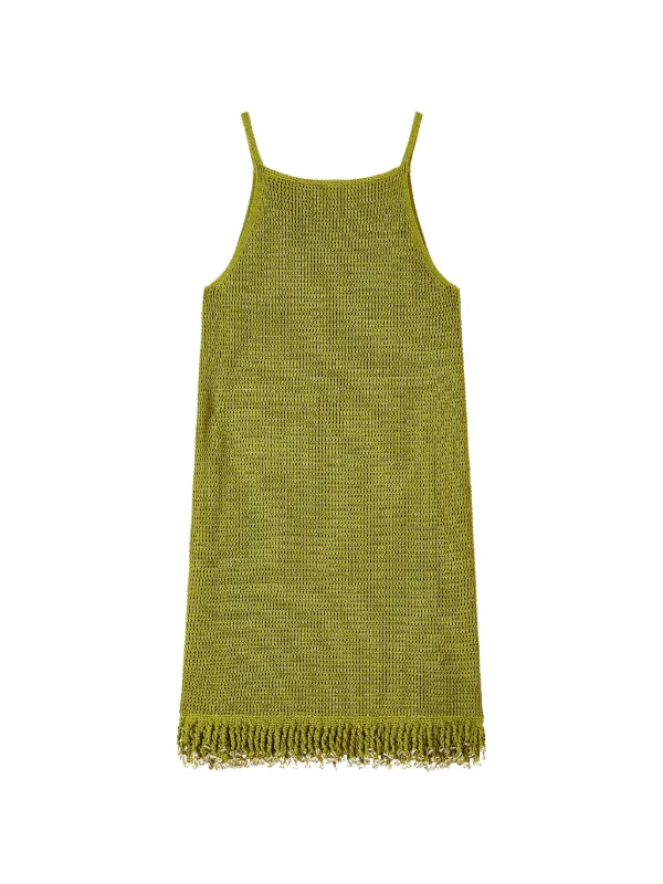 green strappy mini dress Patrizia Pepe | Homecoming Dresses Kids