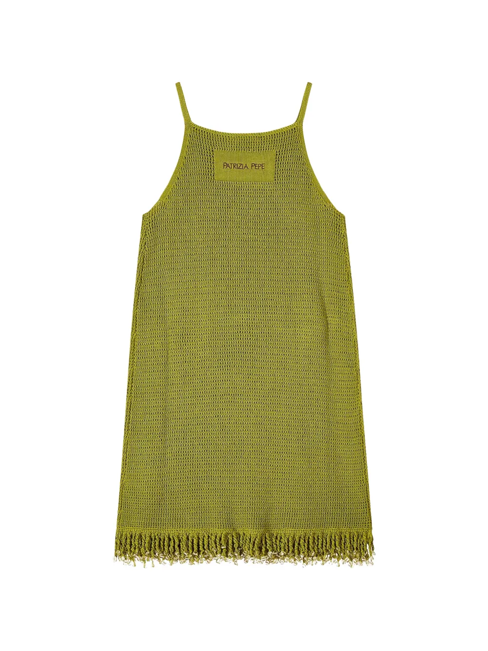 Patrizia Pepe Midi-jurk met bandjes Groen