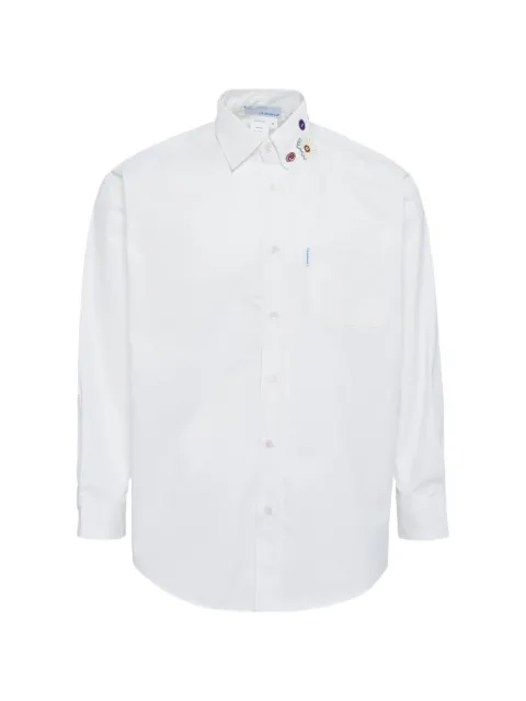 JUNTAE KIM embroidery button shirt