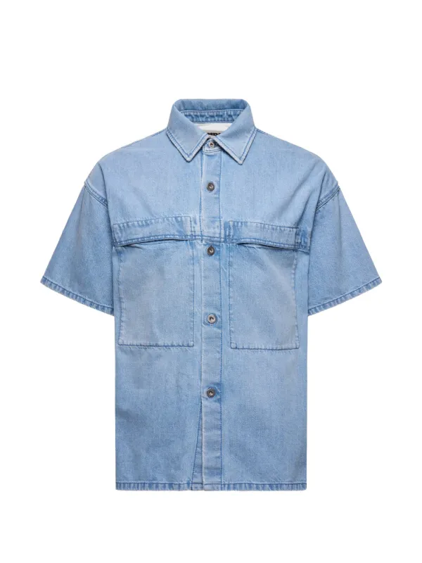 Jil Sander Denim Shirt | Blue | FARFETCH JO