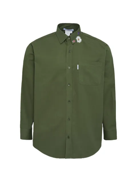 JUNTAE KIM embroidery button shirt