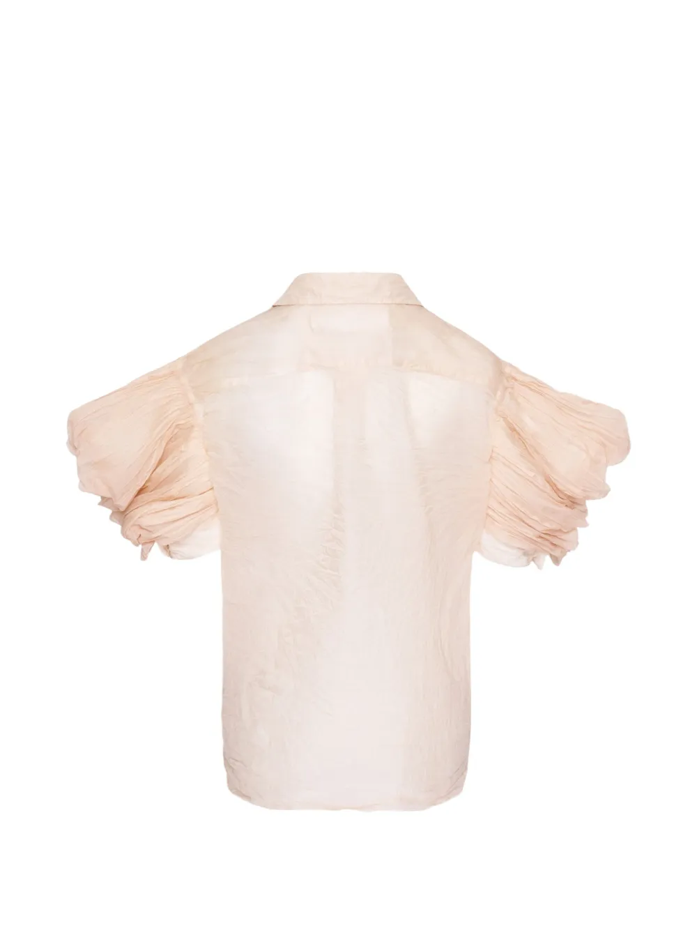Comme des Garçons TAO Overhemd met ruches Beige