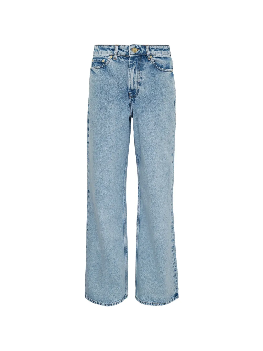 GANNI rigid izey jeans - Blu